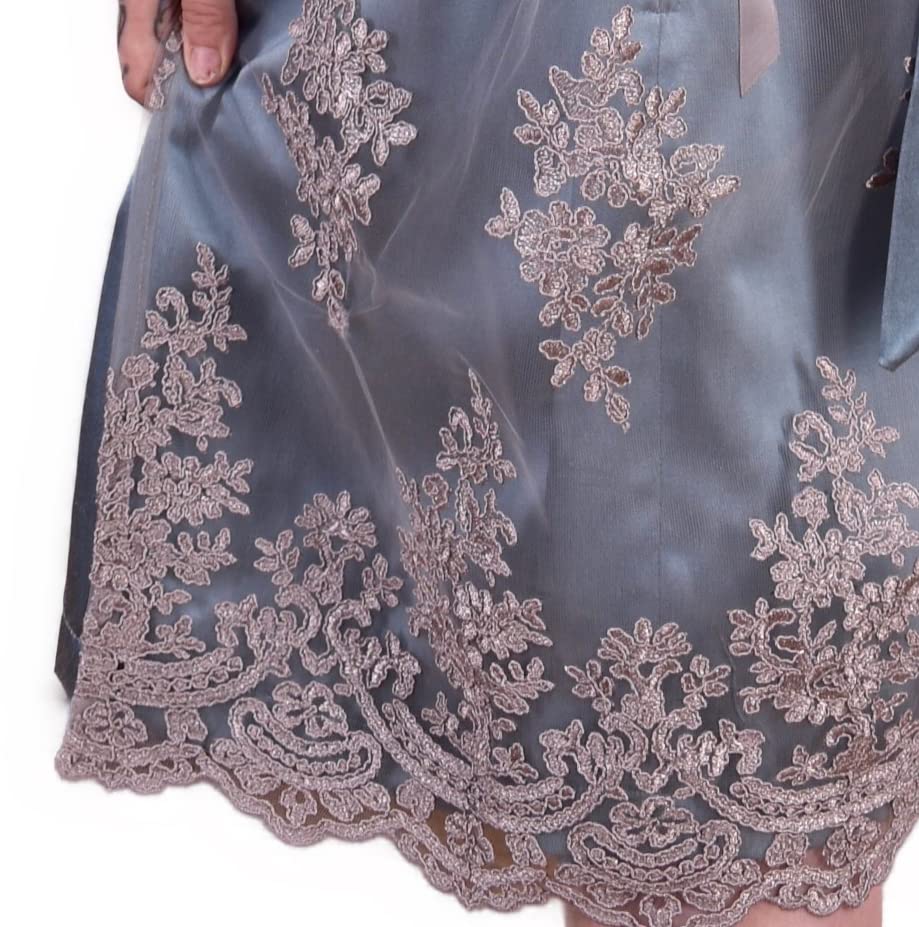 Alte Liebe 2tlg. Damen Dirndl Petrol Blau Grün A473
