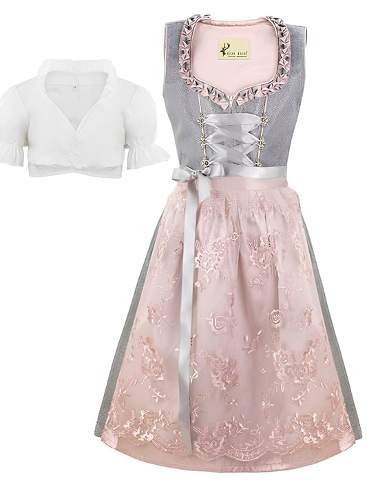 Alte Liebe 3tlg. Kinder Dirndl Spitzenschürze KD-103/104