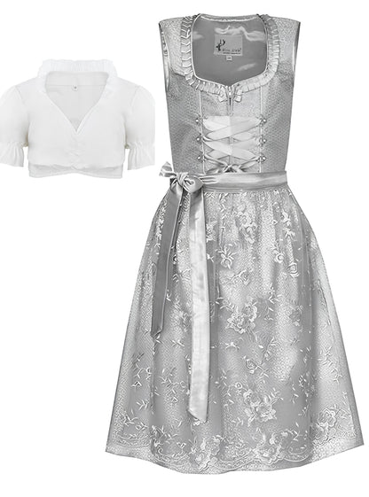 Alte Liebe 3tlg. Kinder Dirndl Spitzenschürze KD-341/104