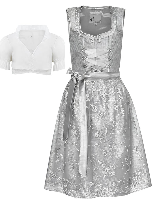 Alte Liebe 3tlg. Kinder Dirndl Spitzenschürze KD-341/104