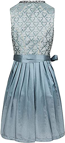 Alte Liebe 2tlg. Damen Dirndl Kleid Petrol Blau Grün A373